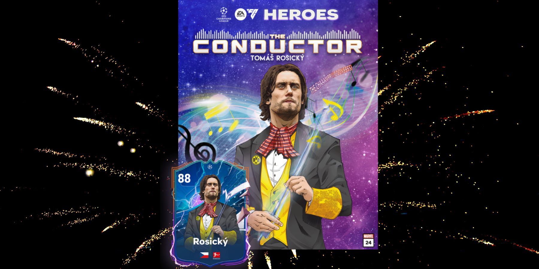 EA Sports FC 24 Heroes The Conductor Tomas Rosicky