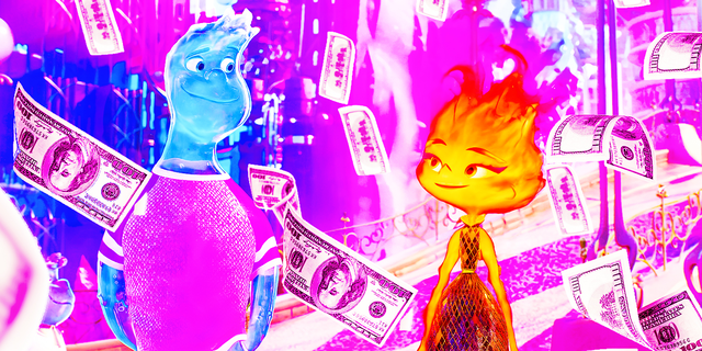 Elemental box office pixar