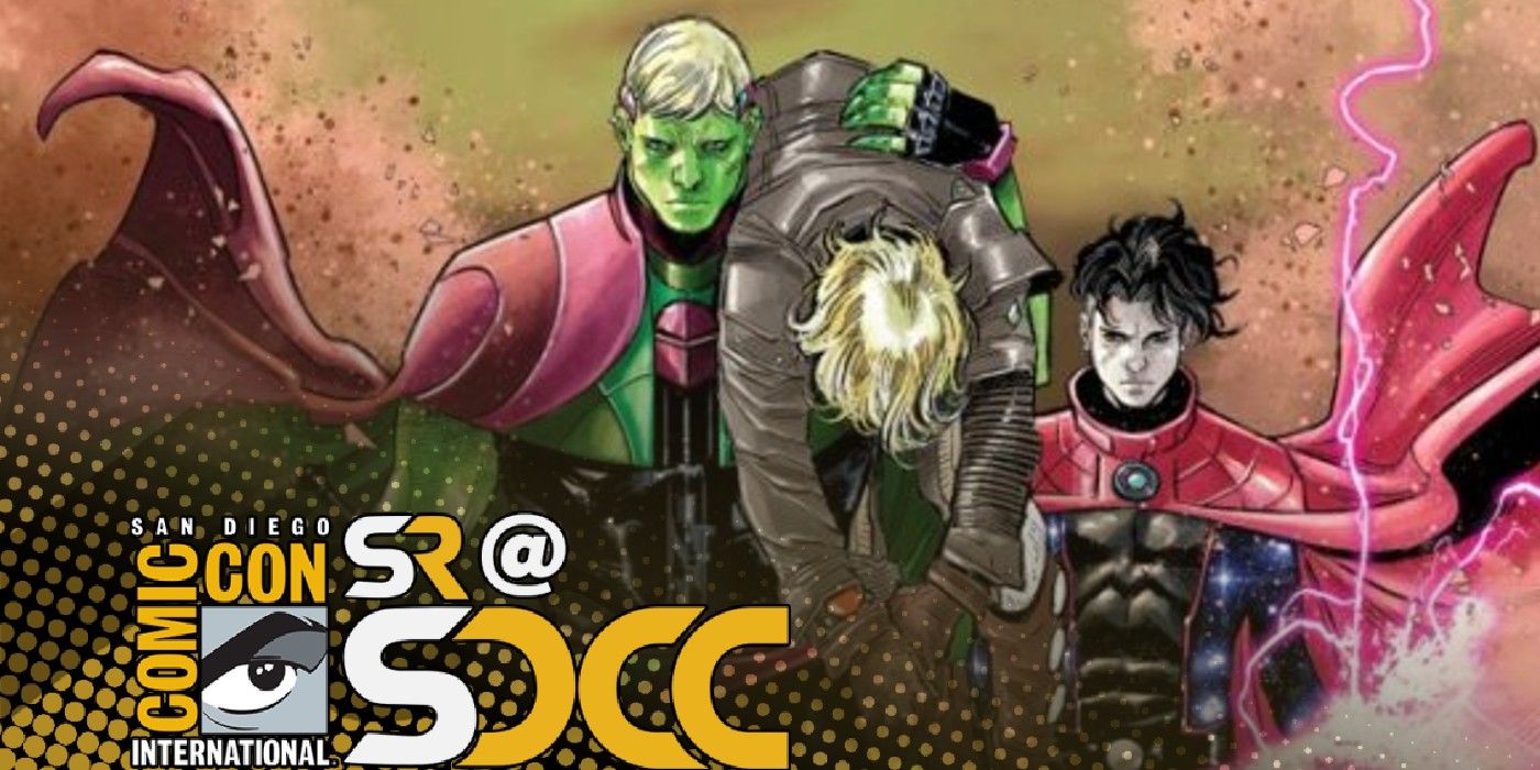 Emperor Hulking carries Star Lord alongside Wiccan for new Guardians of the Galaxy