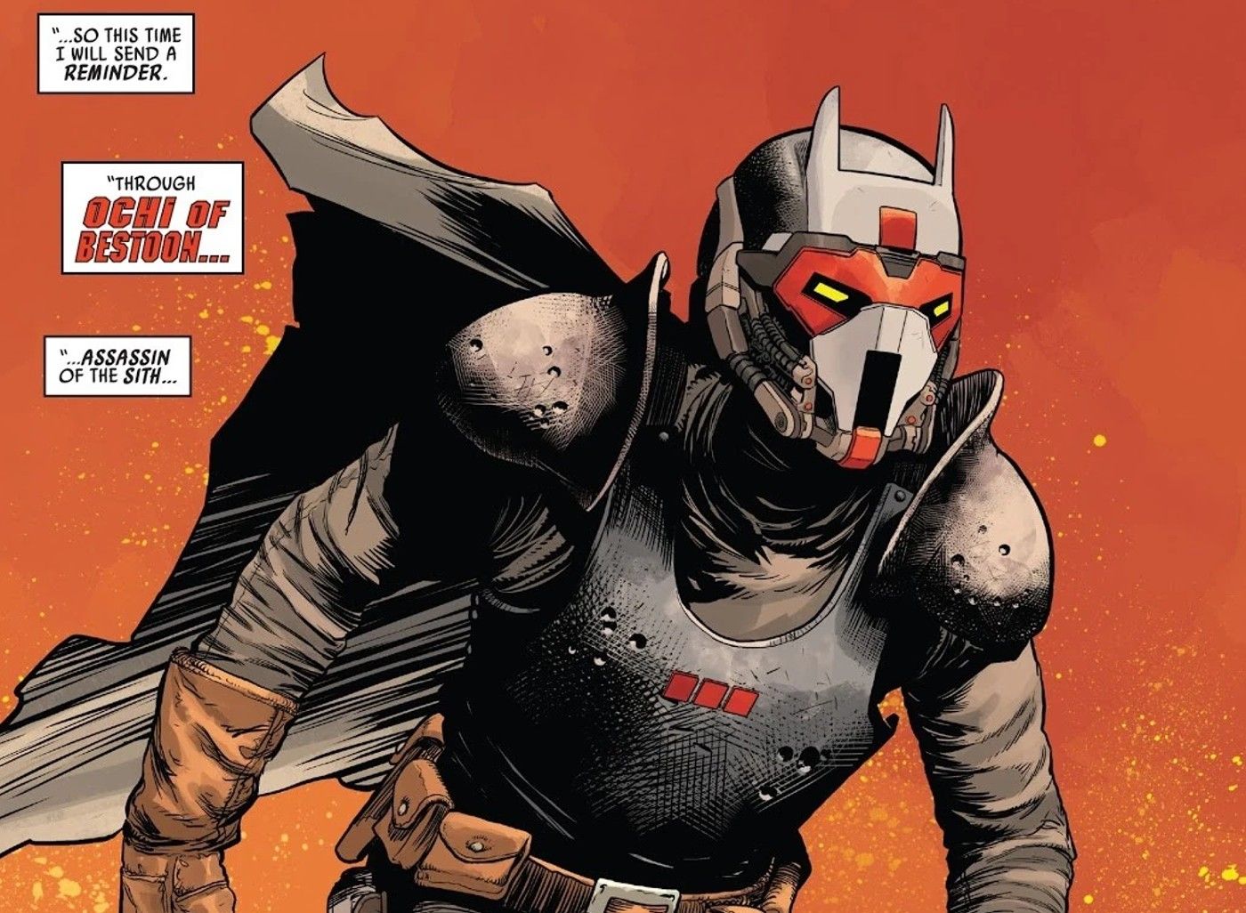 emperor palaptine sends ochi of bestoon to kill darth vader