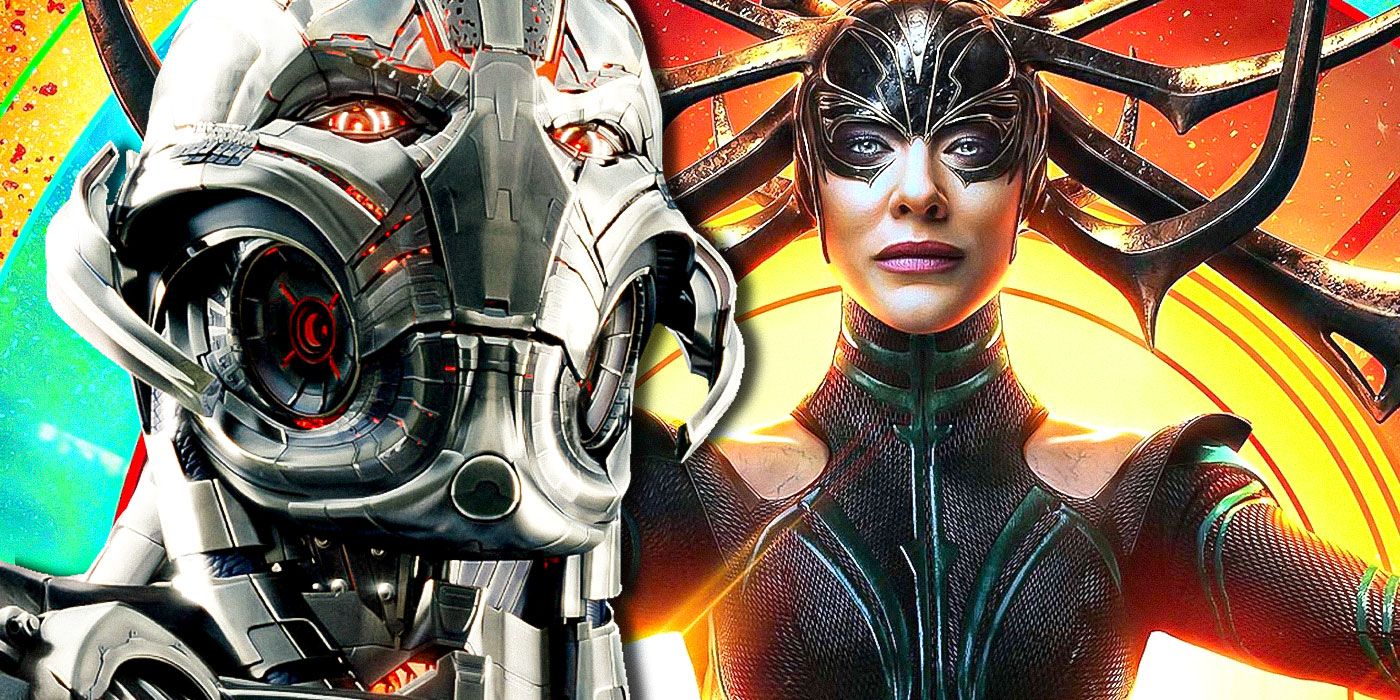 Ultron and Hela in the Marvel Cinematic Universe (MCU).