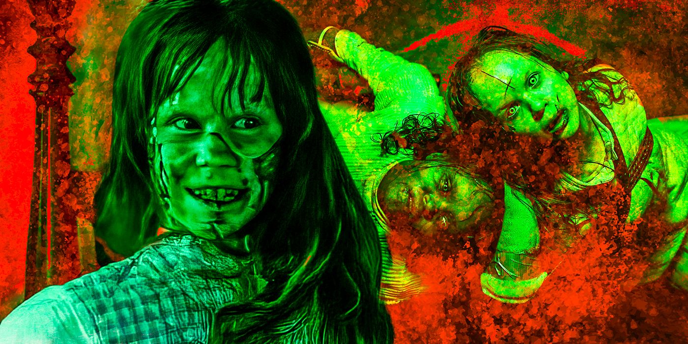 Images from the old and new Exorcist movies