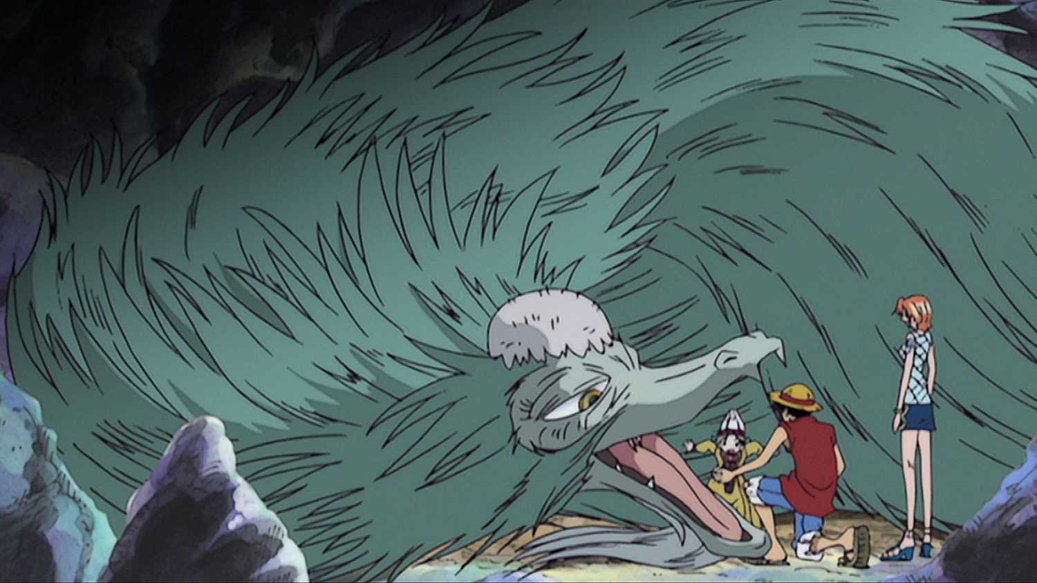 Apis et Ryu du premier arc de remplissage de One Piece