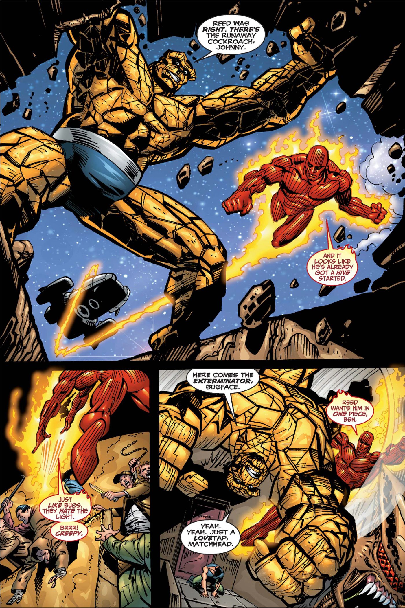 fantastic four save punisher