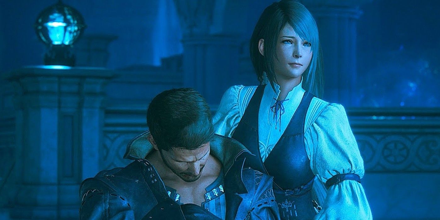 FF16’s Best Characters Prove It Should’ve Been A Classic Final Fantasy RPG - An image of Final Fantasy 16 featuring Cid and Jill