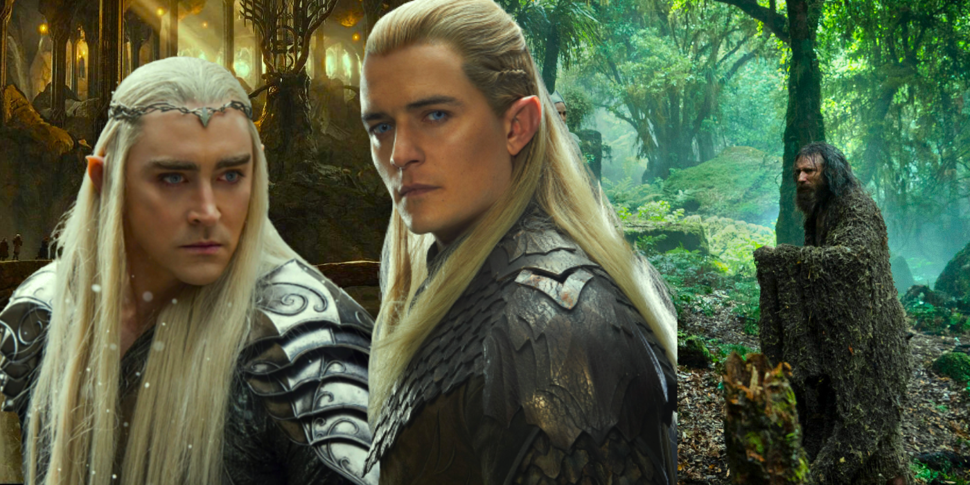 Legolas and Thranduil in The Lord of the Rings and the Hobbit.