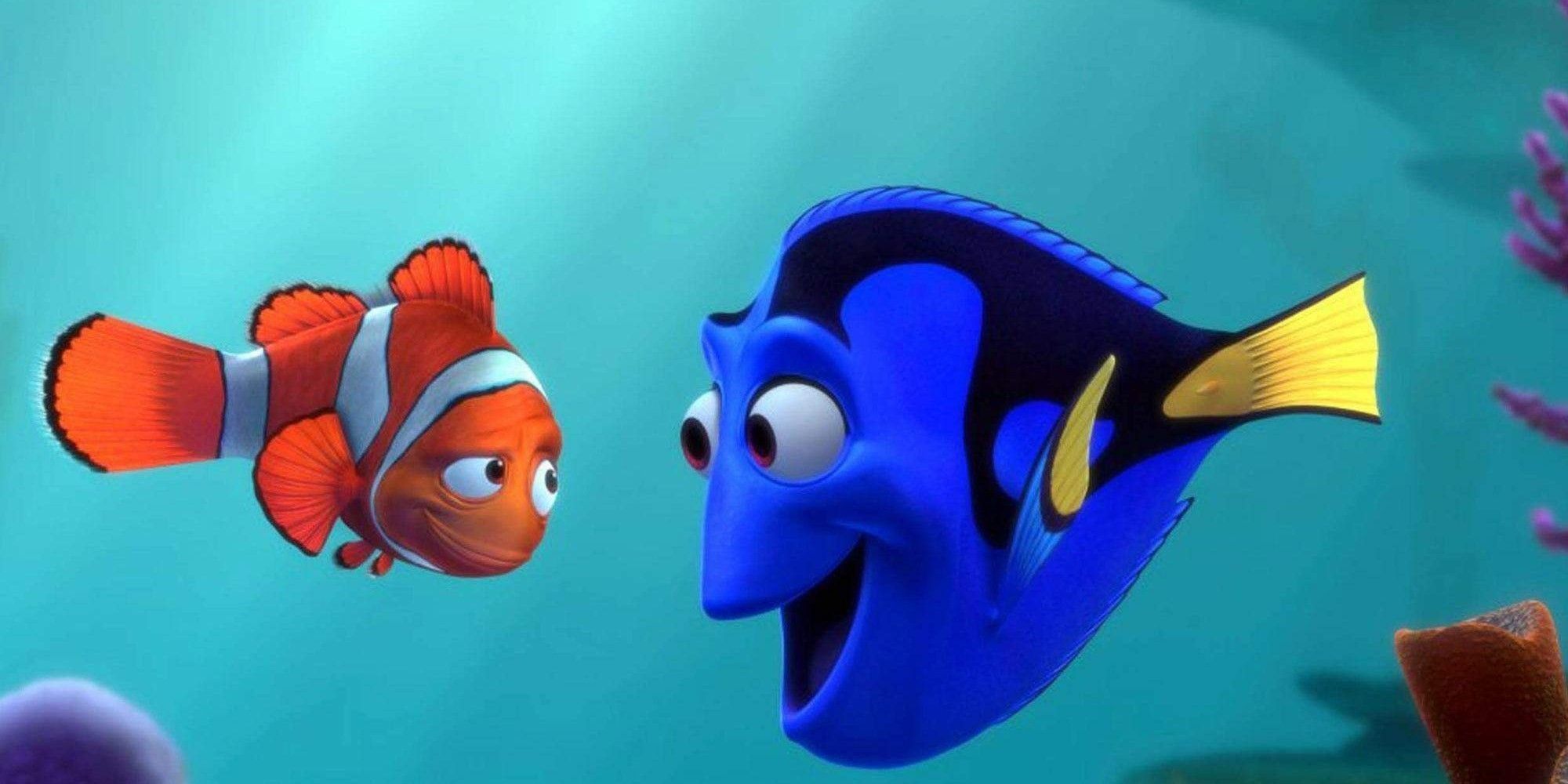 Dory and Marlin have a conversation in Finding Nemo.