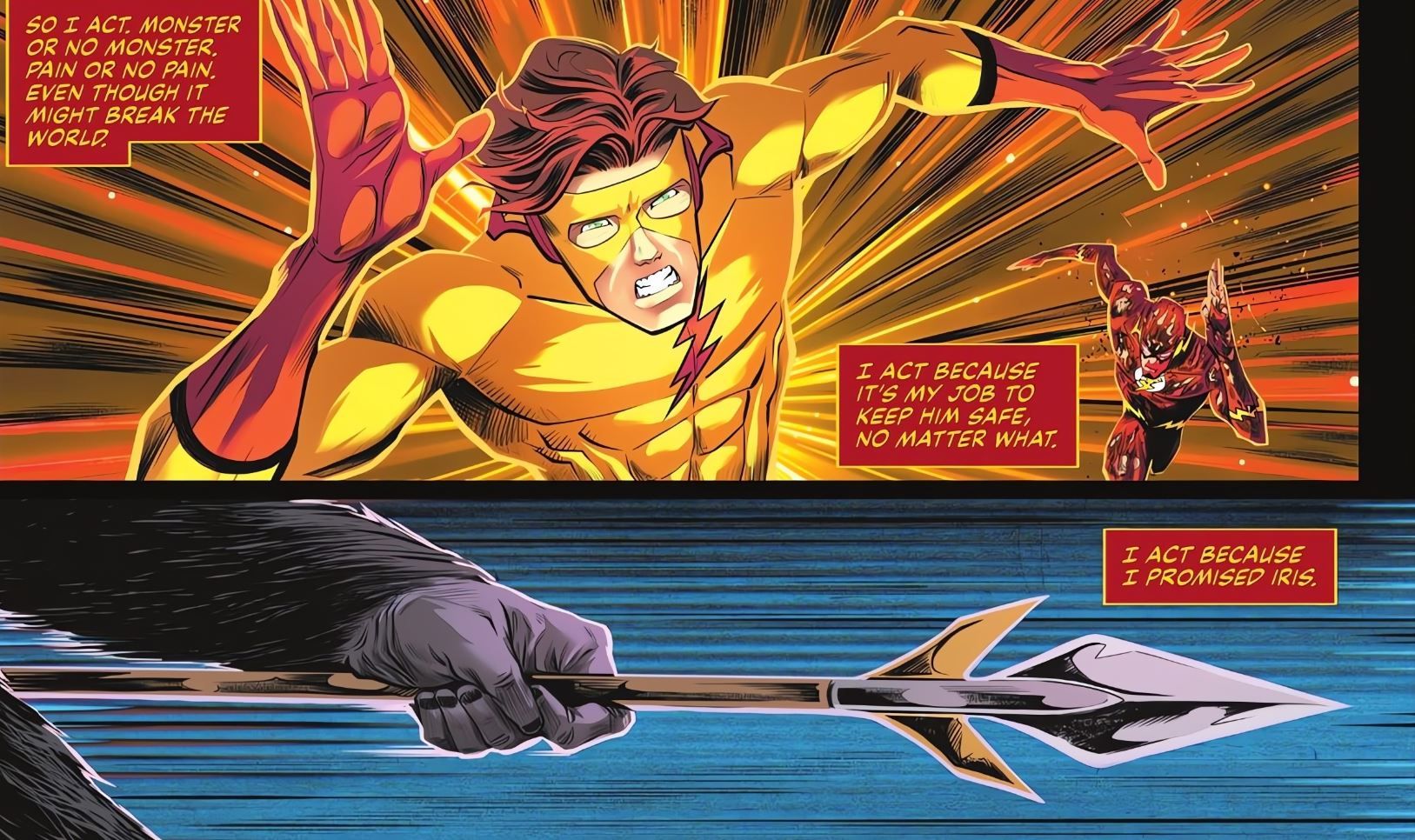 Flash Tries to Save Wally West DC
