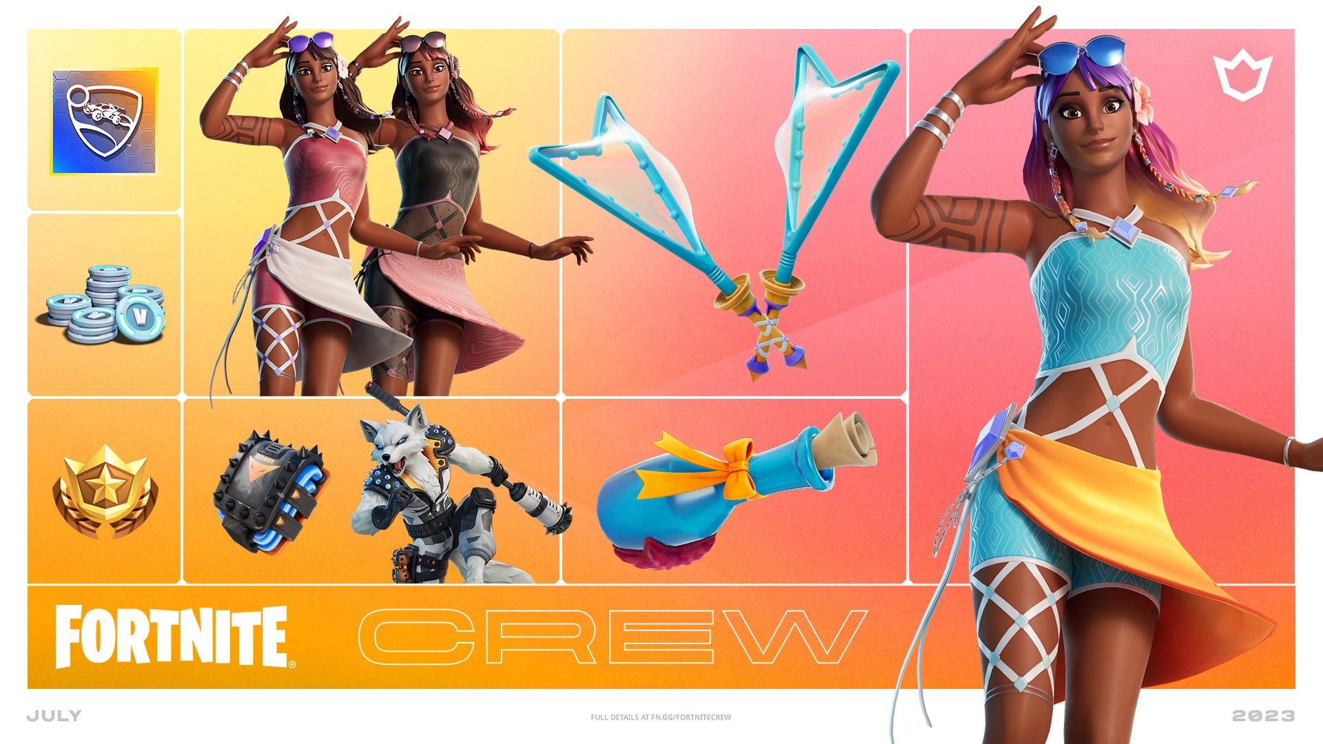 Fortnite Crew Pack July 2023 (Start Date, Price, & Rewards)