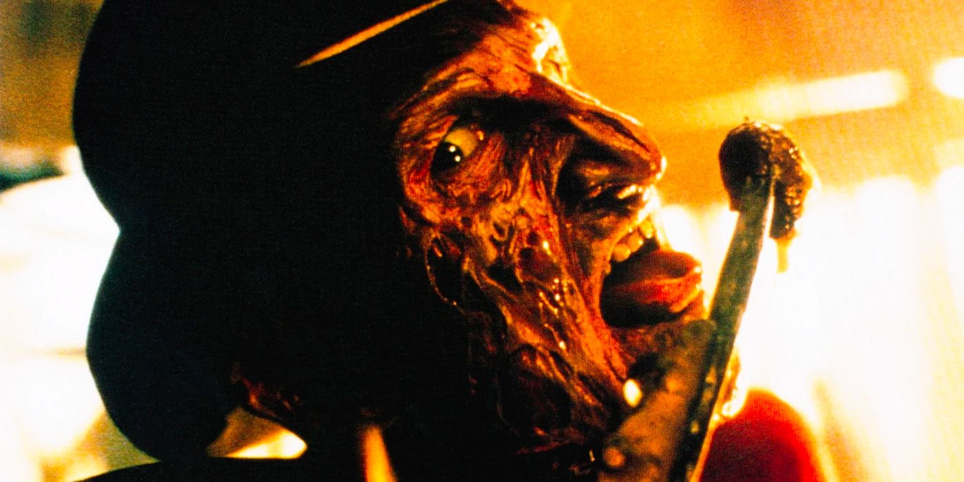 Freddy Krueger Eating a Meatball Head in Nightmare on Elm Street 4 The Dream Master