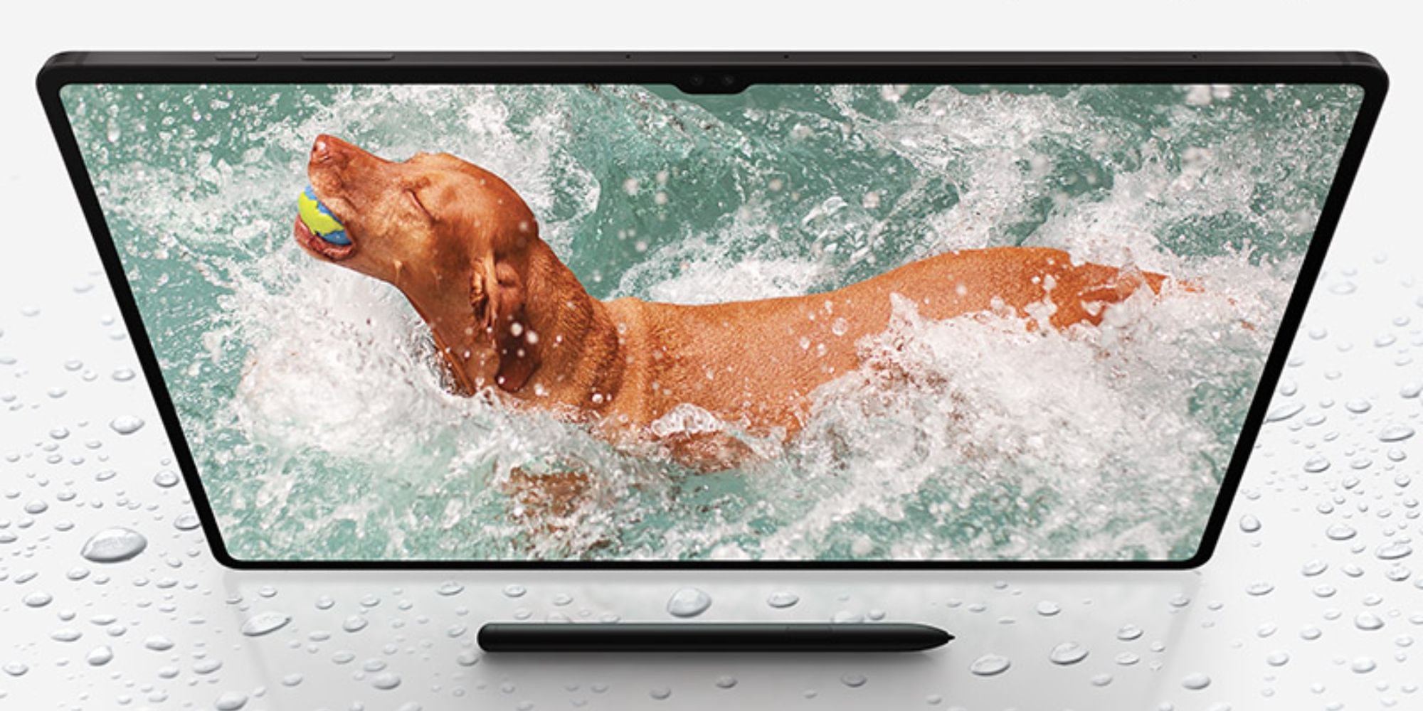 Representation of the Galaxy Tab S9 Ultra water resistance rating