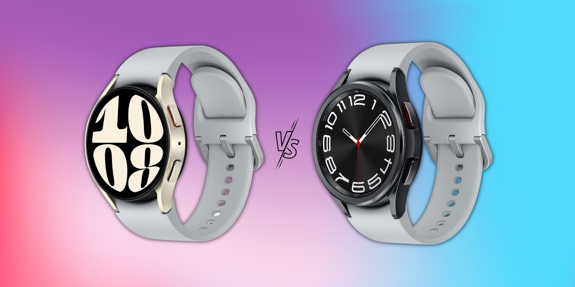 Image of the Galaxy Watch 6 and the Galaxy Watch 6 Classic