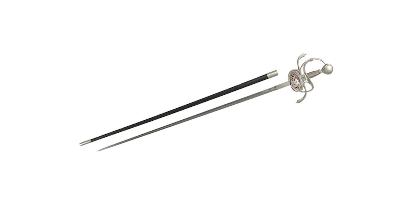 Artwork of an elegant rapier used in D&amp;D