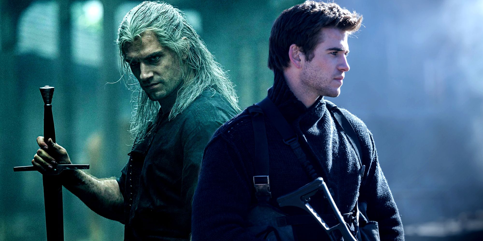 Geralt from The Witcher and Gale from The Hunger Games