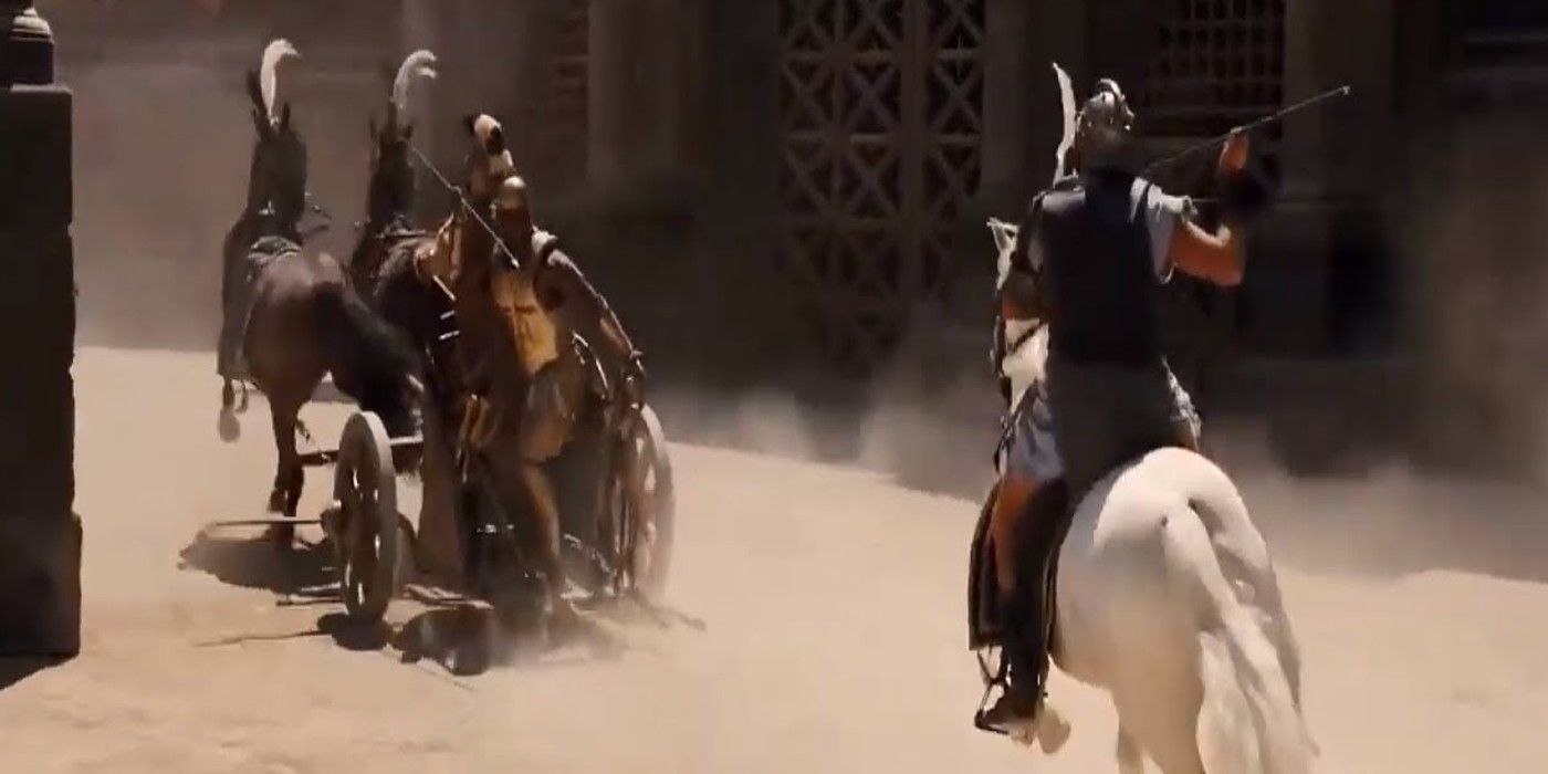 Gladiator Chariot Scene