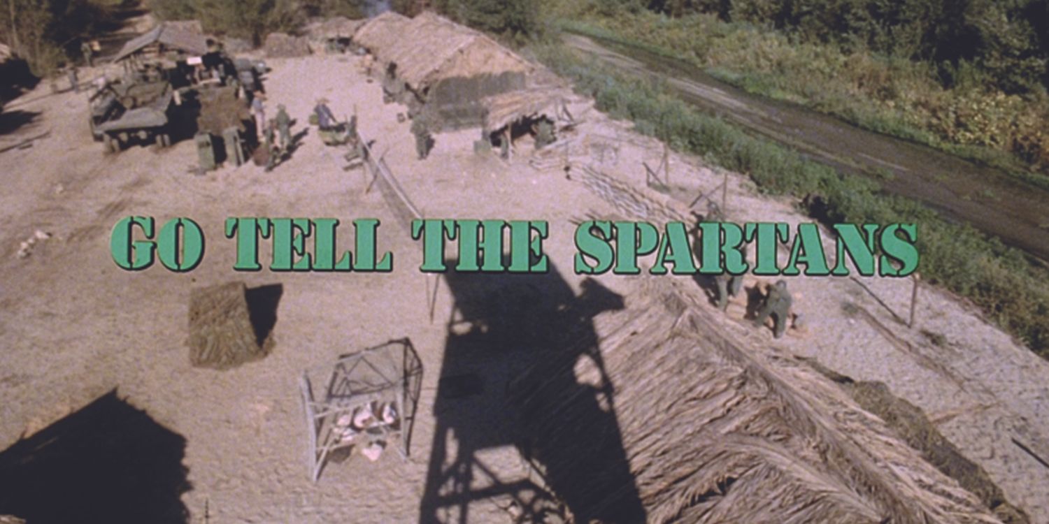 title screen of Go Tell The Spartans 1978