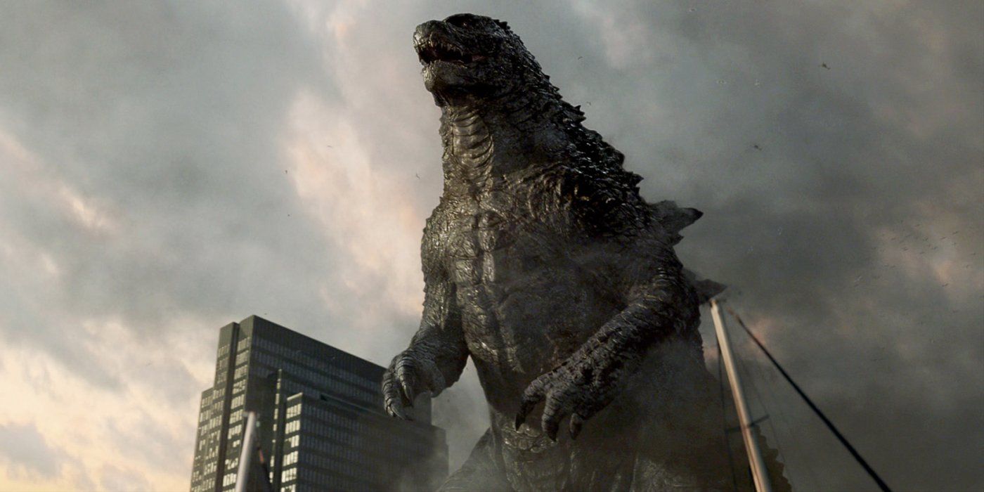 Godzilla se despierta y se aleja en Godzilla 2014