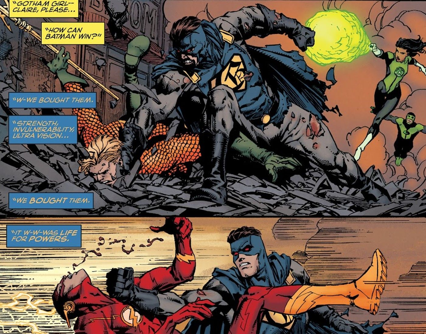 gotham vs justice league