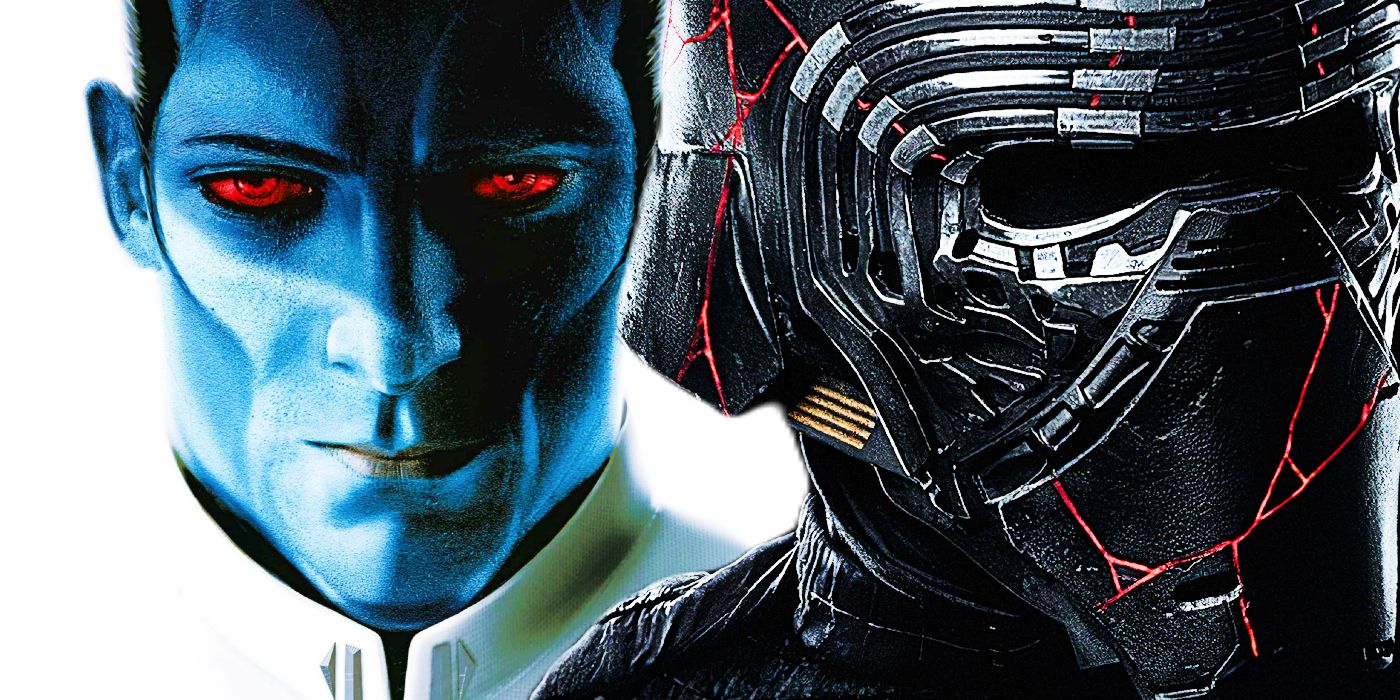 Grand Admiral Thrawn and Kylo Ren in Star Wars