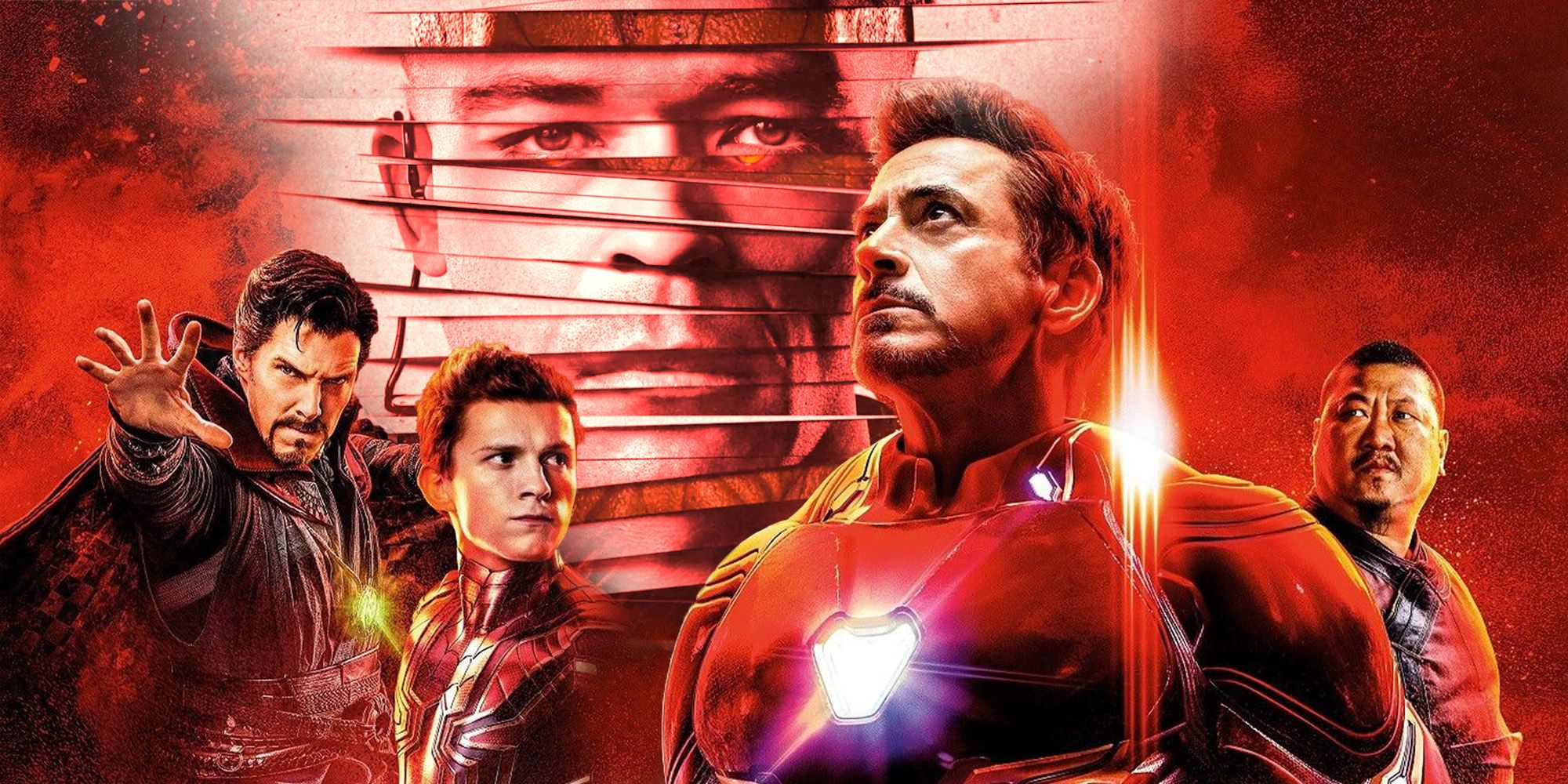 Gravik in Secret Invasion with MCU Avengers Doctor Strange, Spider-Man, Iron Man, and Wong