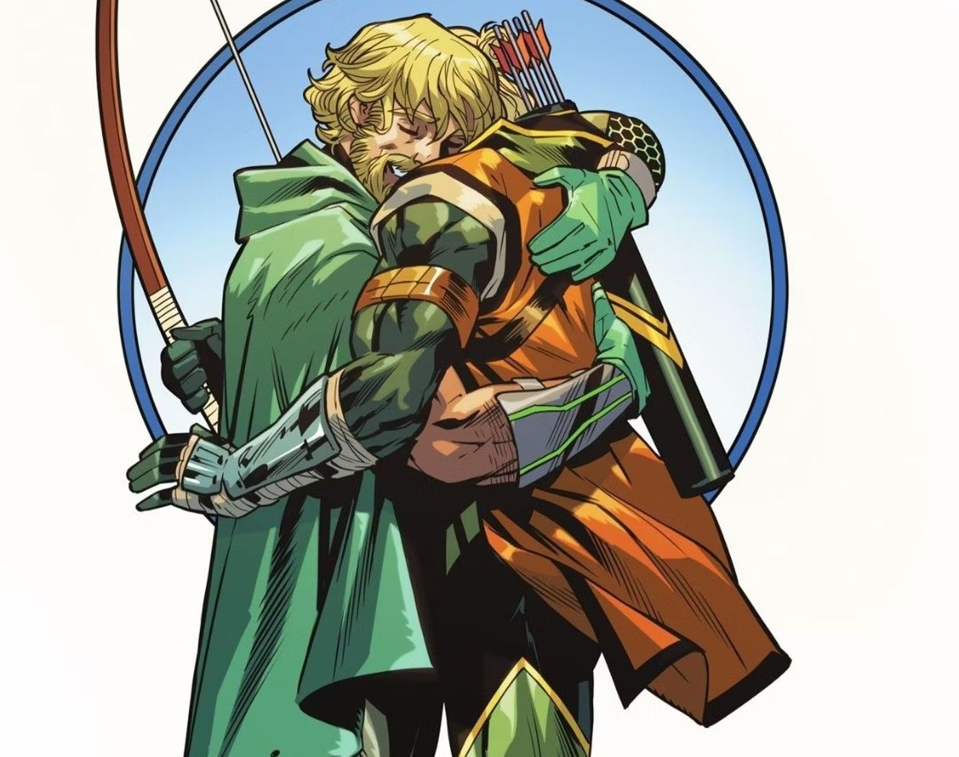 green arrow hug