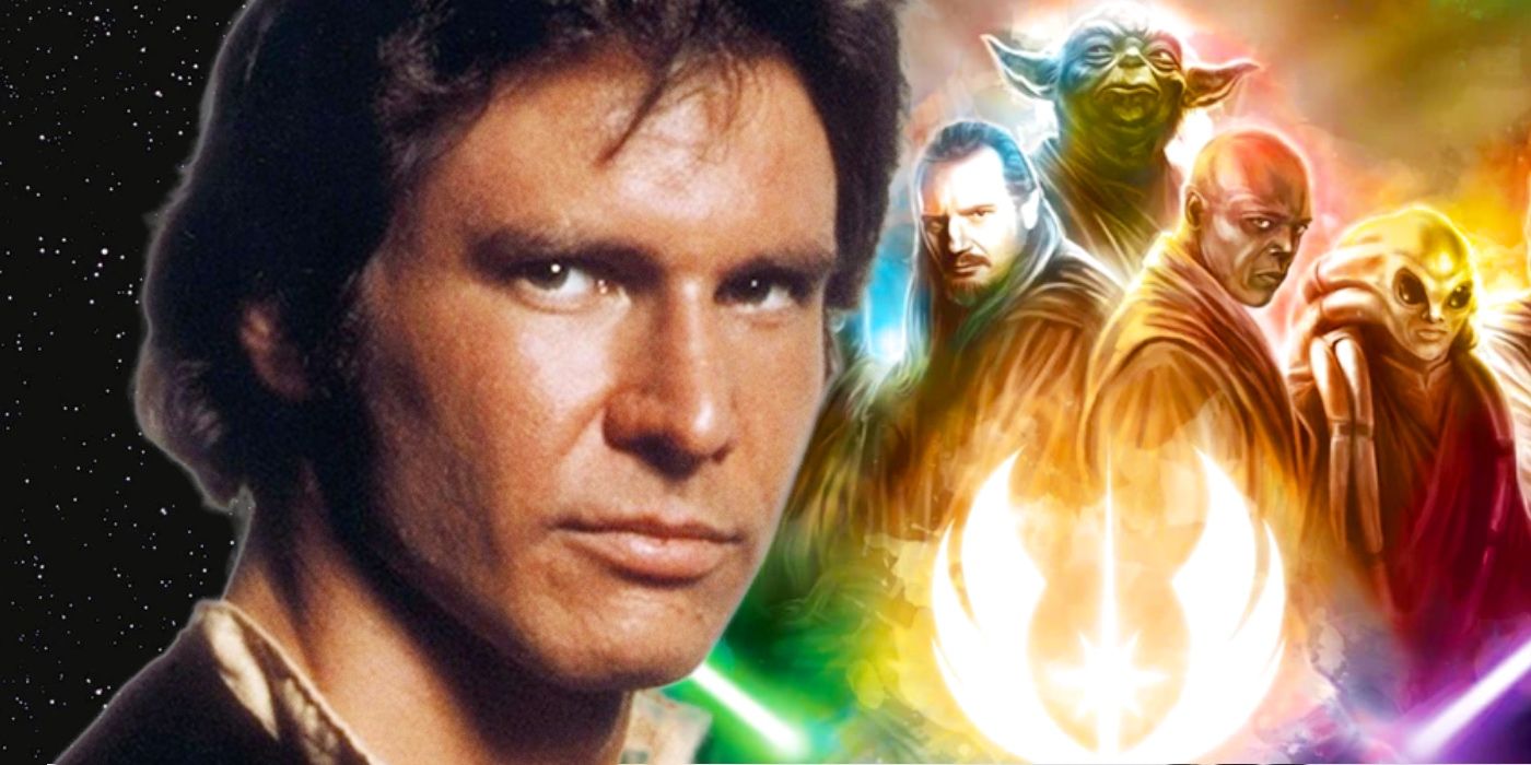 Han Solo and Prequel Trilogy Jedi Image