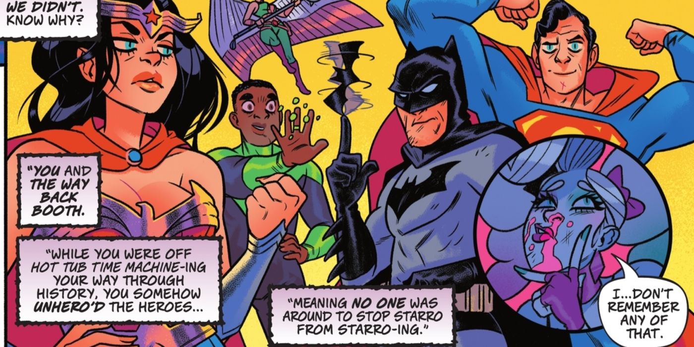 Harley Erase Justice League DC