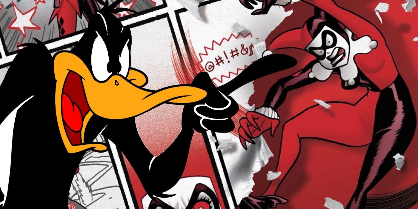 Harley Quinn and Daffy Duck DC