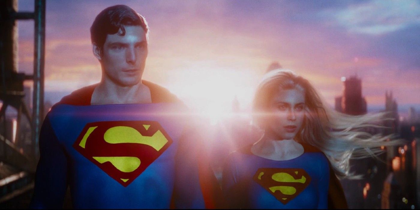 Helen Slater Supergirl and Reeve Superman The Flash