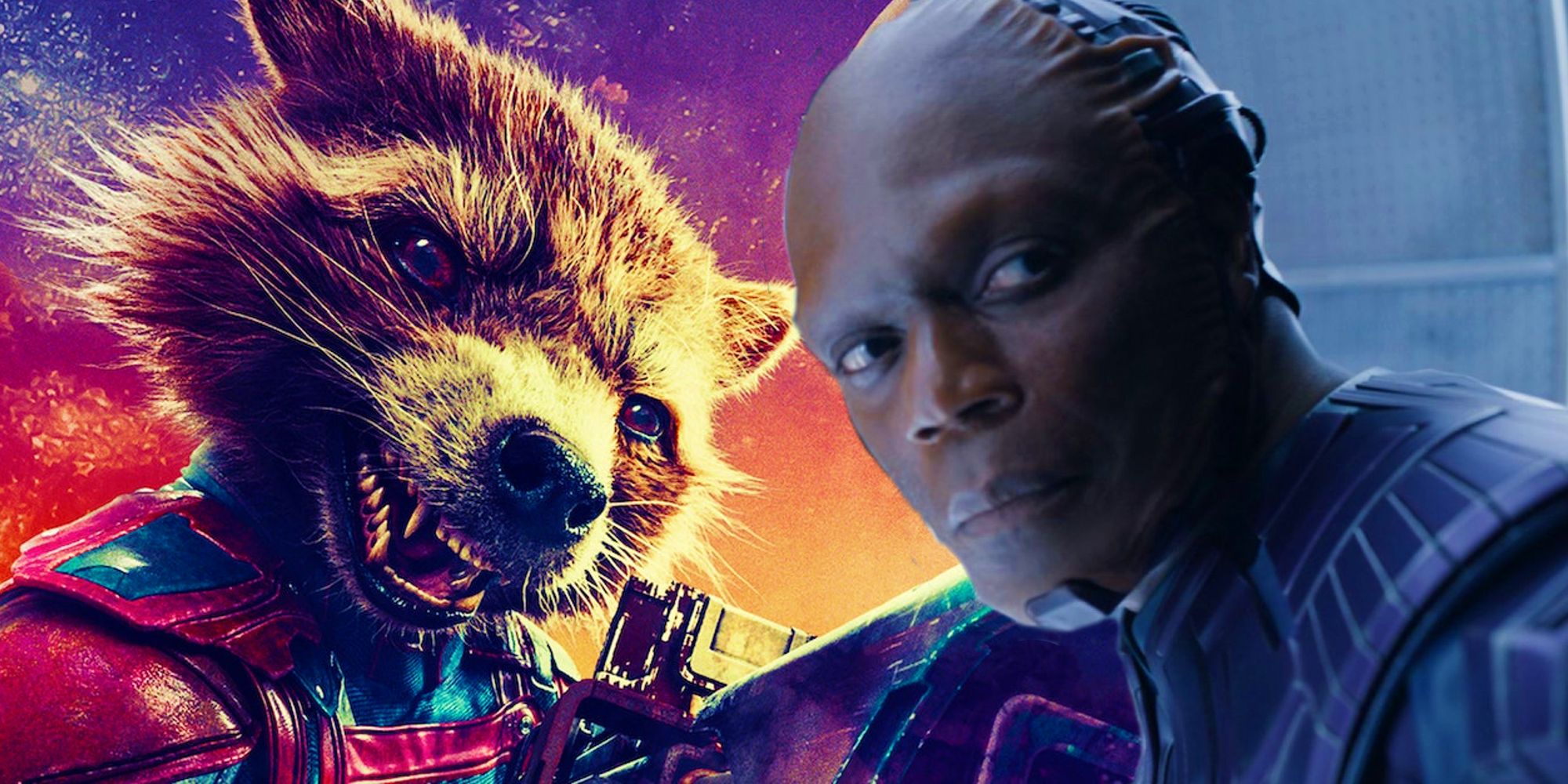 High Evolutionary and Rocket Raccoon as seen in Guardians of the Galaxy Vol. 3