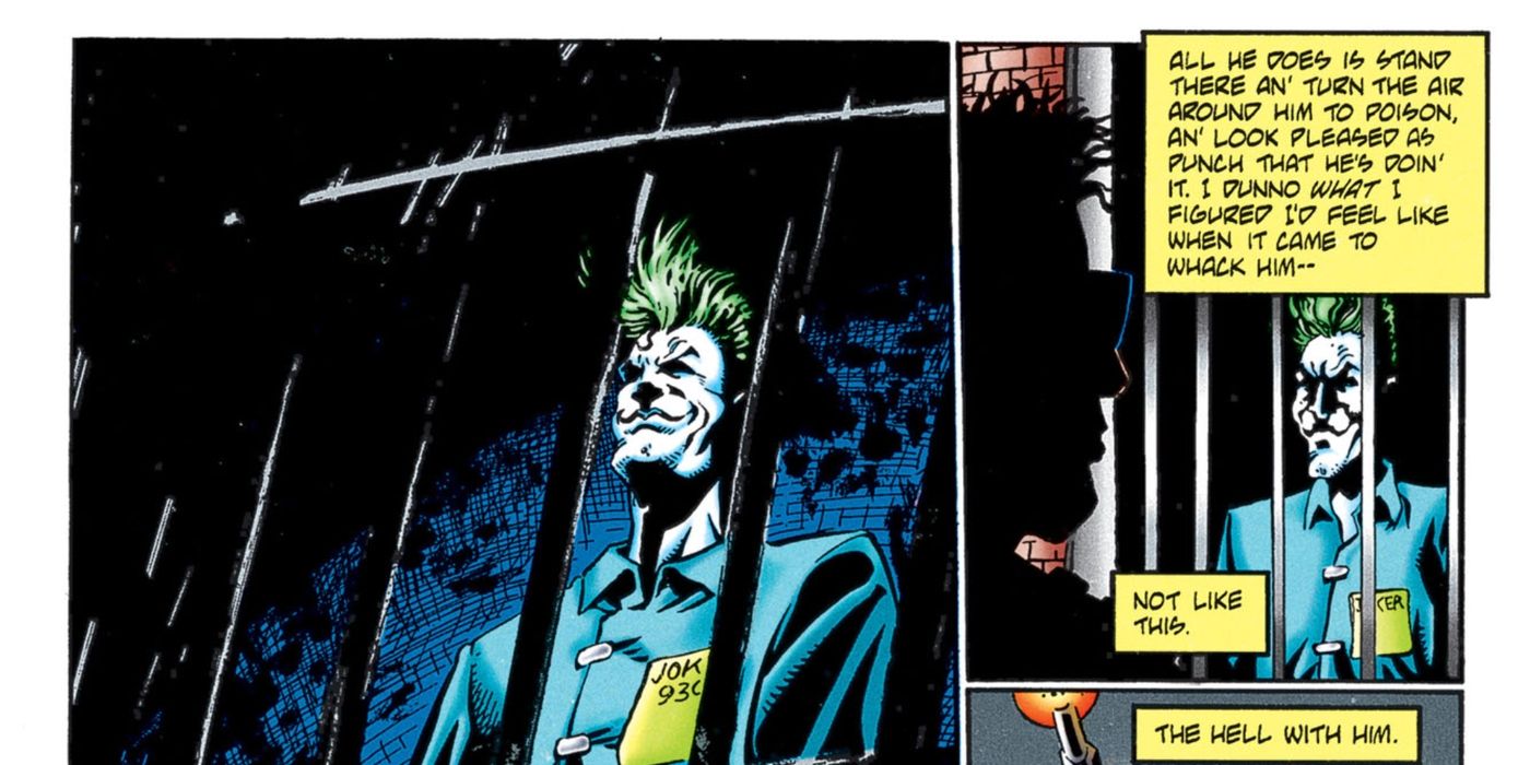 Hitman About to Kill Joker DC