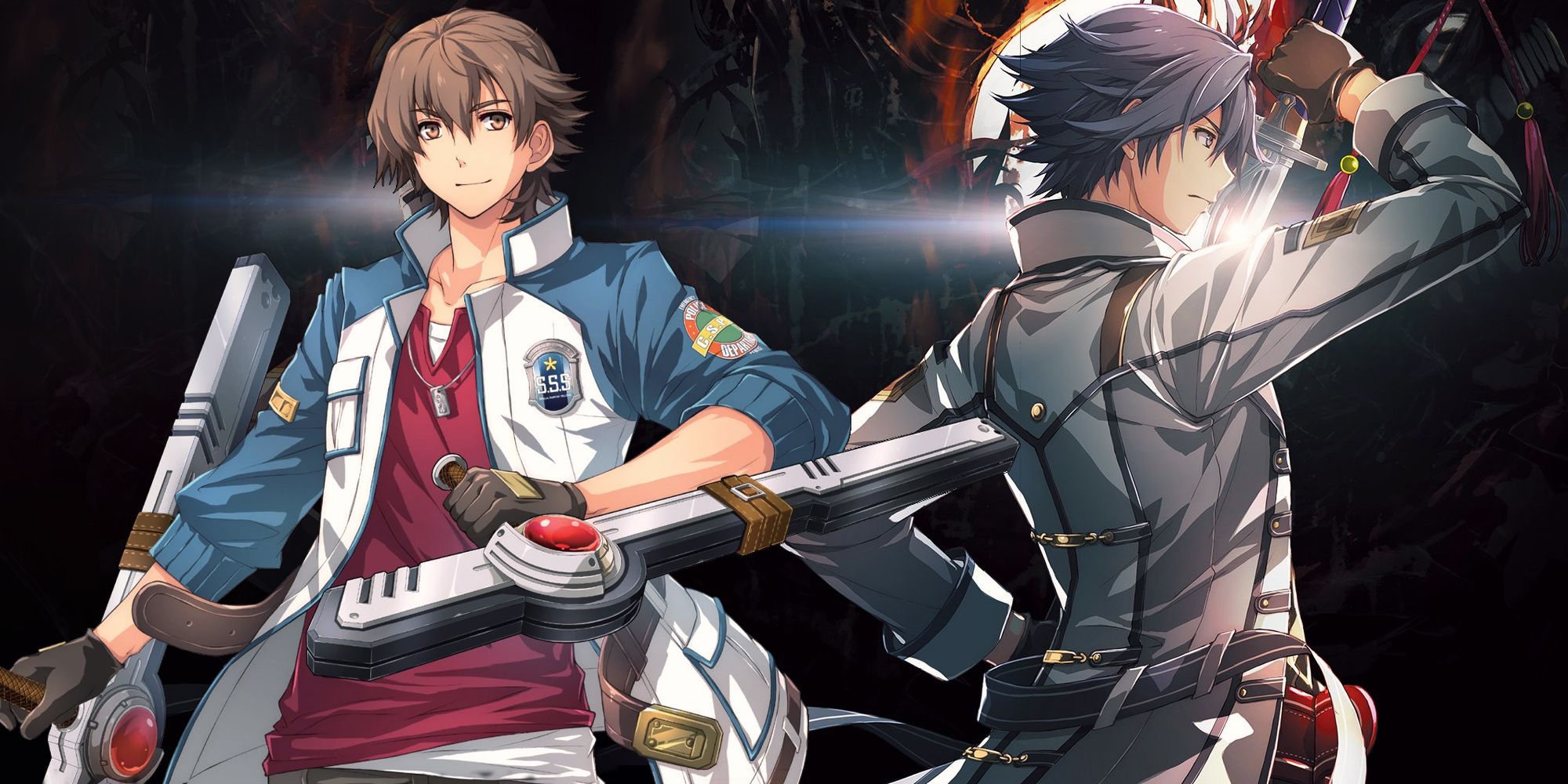 Protagonists Lloyd and Rean from The Legend of Heroes: Trails into Reverie