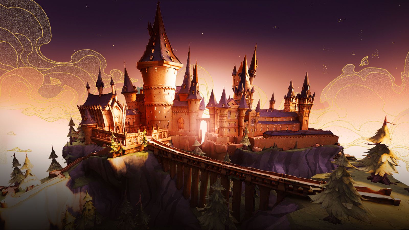 Sihir Harry Potter Membangkitkan Kastil Hogwarts