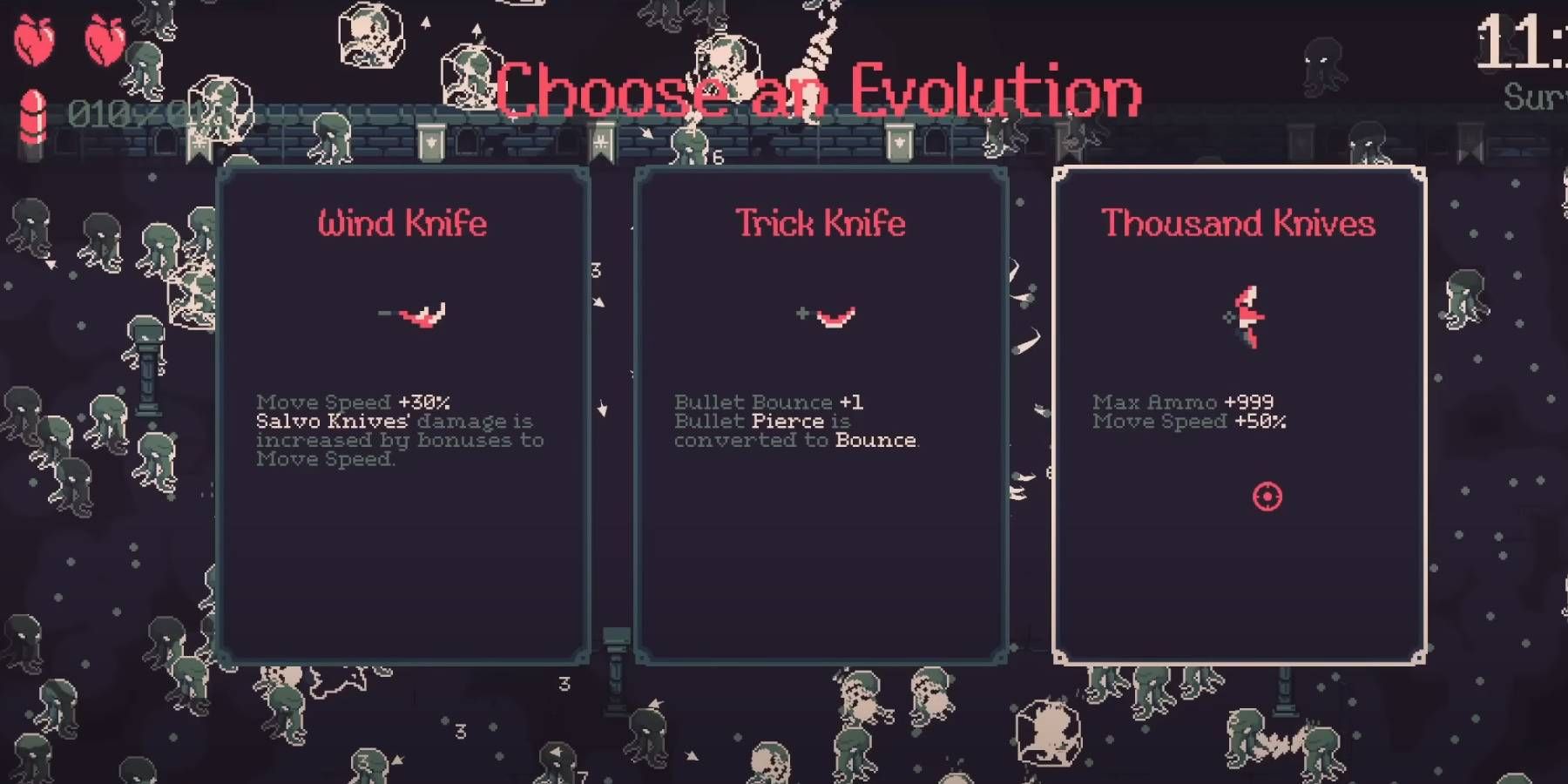 20 Minutes Till Dawn Salvo Knife Every Weapon Evolution Choice