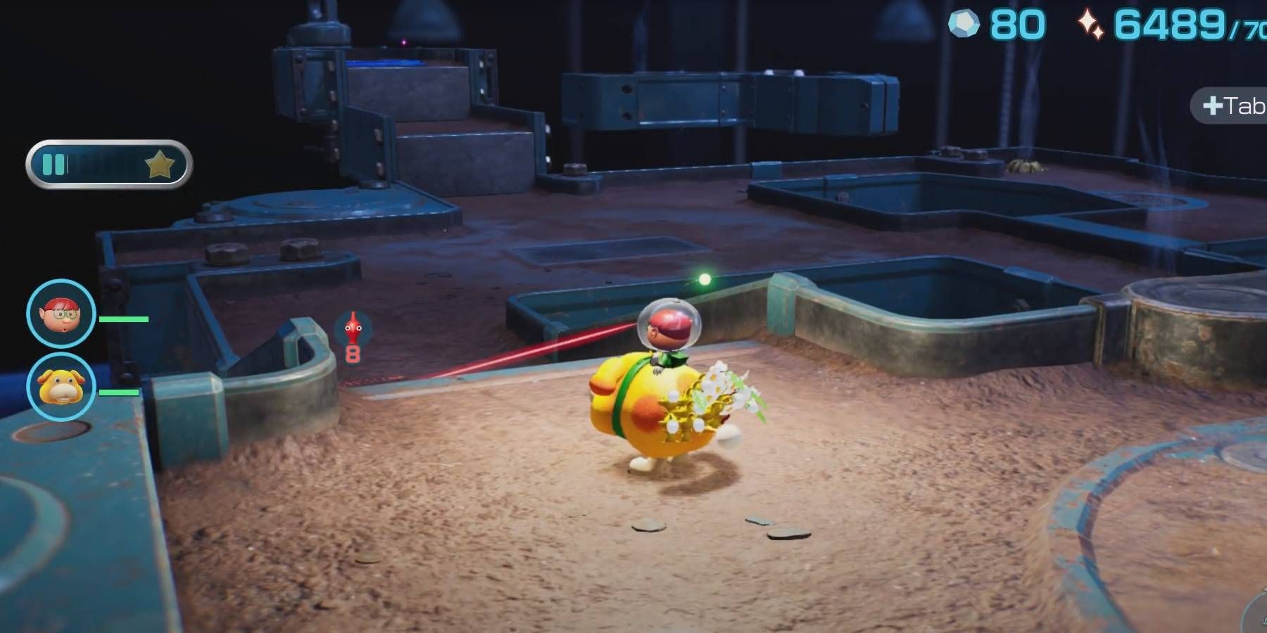 Pikmin 4 Drifty Gallery Cave in Blossoming Arcadia with Multiple Treasures