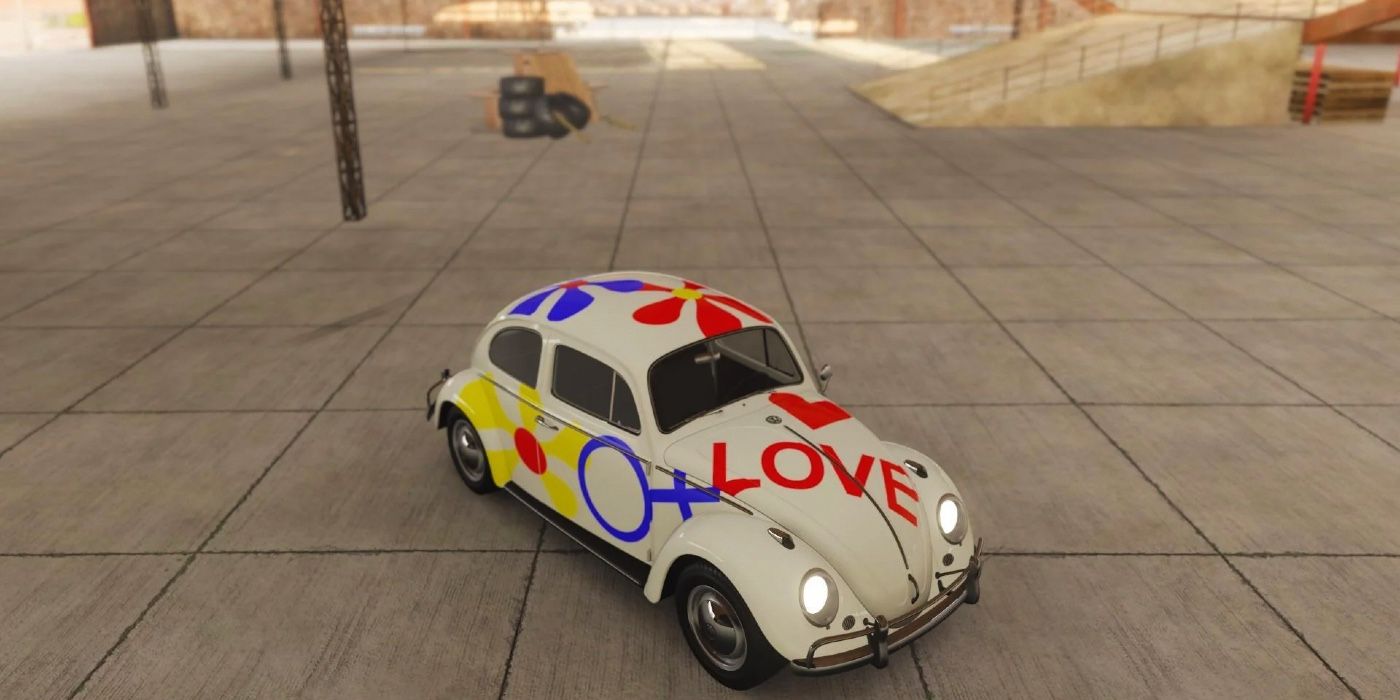 Twisted Metal Season 1: The car Flower Power from the video game Twisted Metal III.