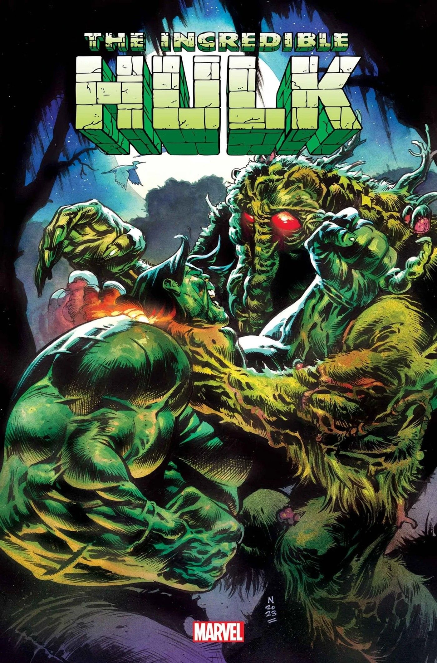 Incredible Hulk 4 COVER ART MAN-THING MCU