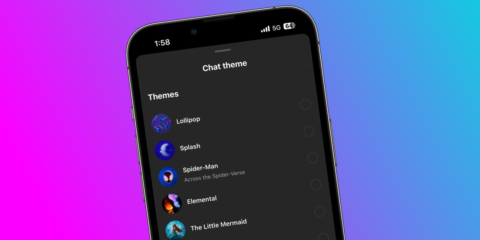 Instagram Chat Themes