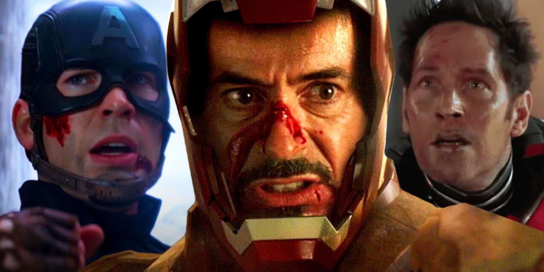 Iron Man Captain America and Ant-Man Beat Up
