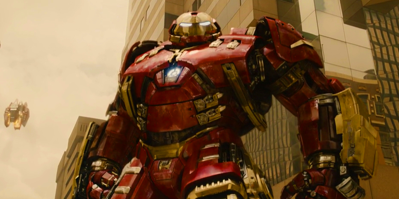 Iron Man in Hulkbuster armor in 2015 Avengers Age of Ultron