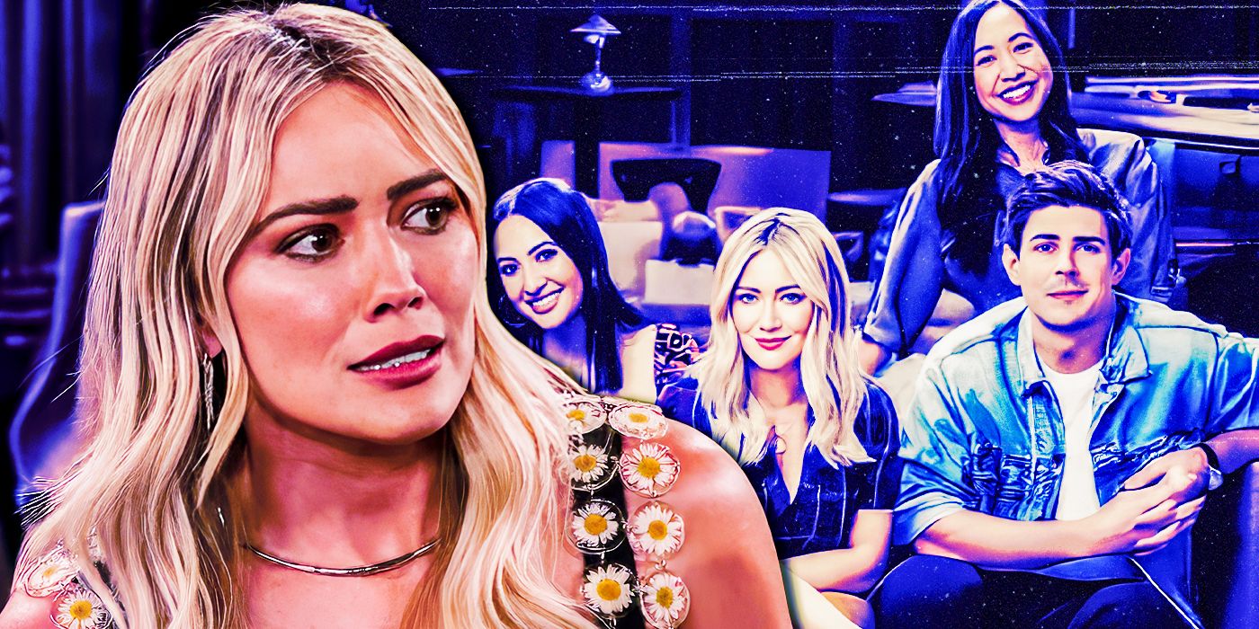 Hilary Duff as Sophie Shocked with the How I Met Your Father Cast