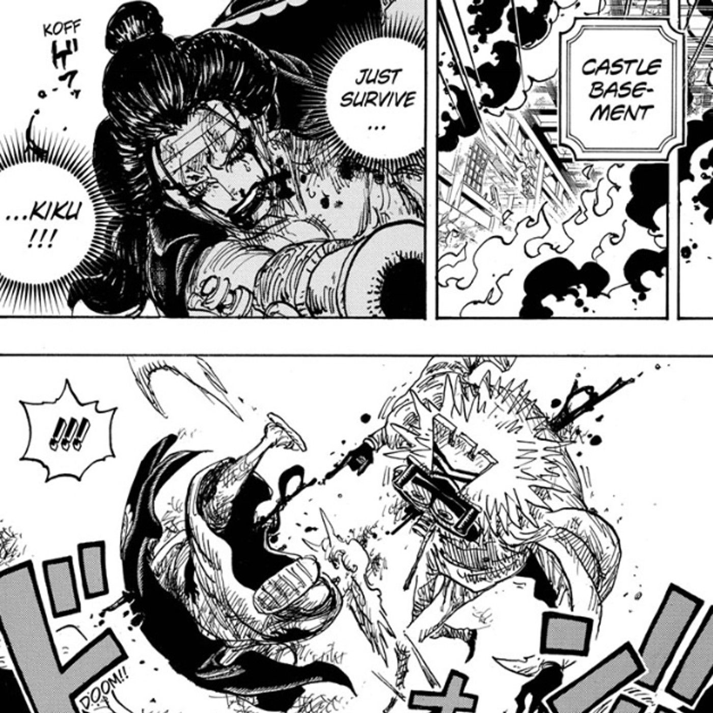 Izo falls in One Piece&rsquo;s Manga