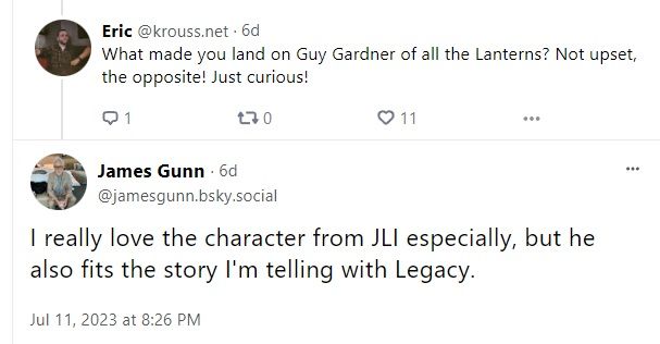 James Gunn On Guy Gardner