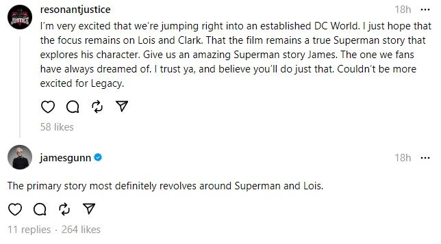 James Gunn sobre Superman y Lois