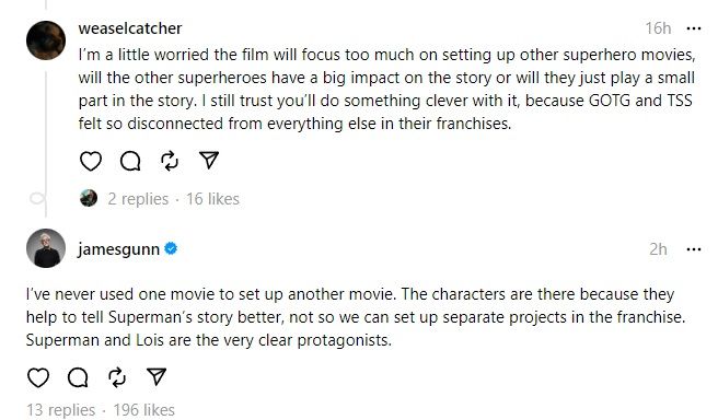 James Gunn habla sobre varios héroes de DC