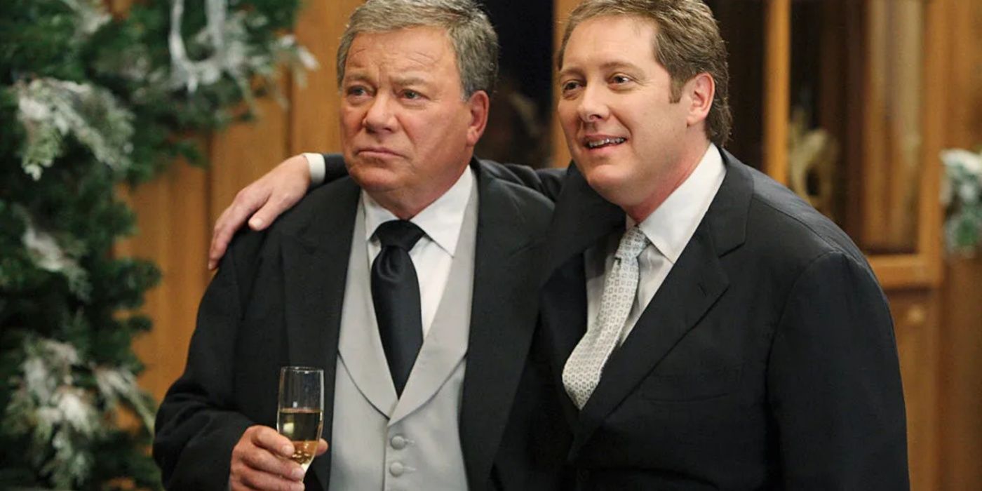 James Spader and William Shatner in The Practice