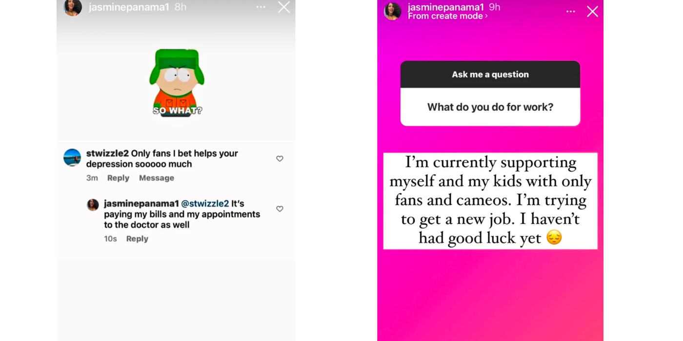 Jasmine 90 Day Fiance OF Job
