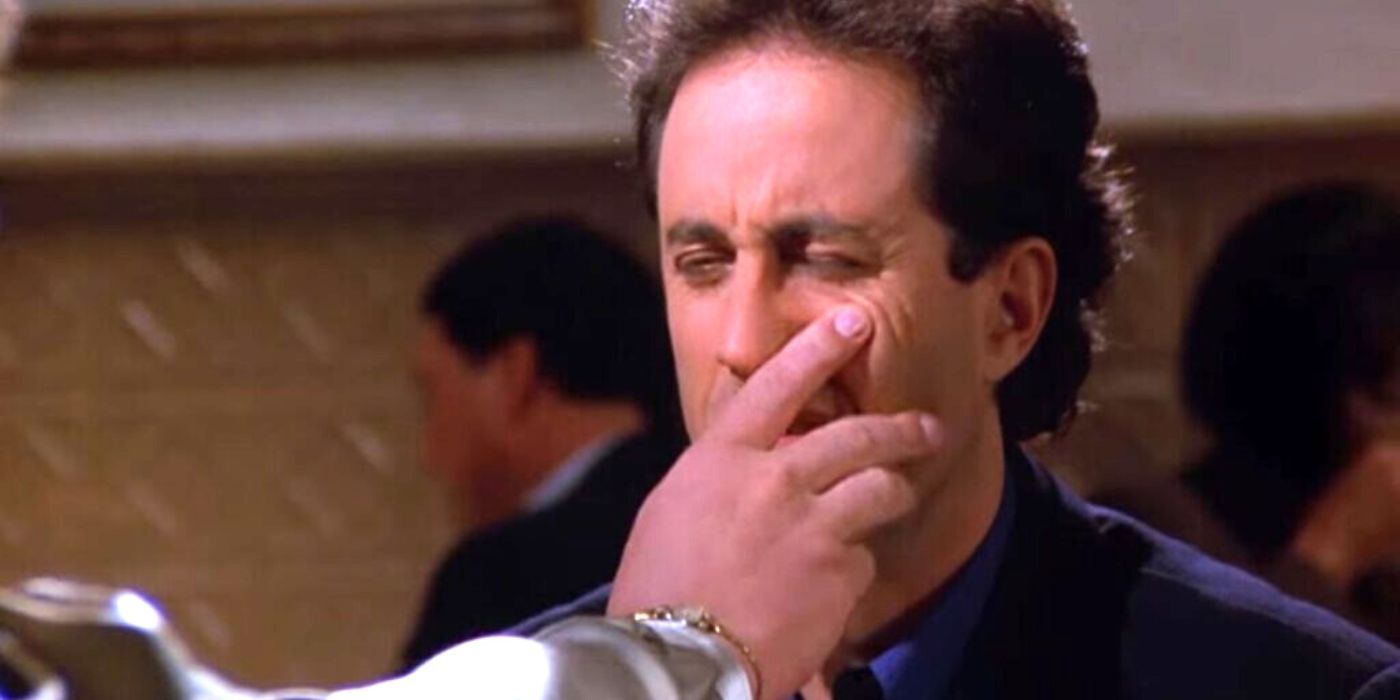 Jerry Seinfeld in the Man Hands episode of Seinfeld