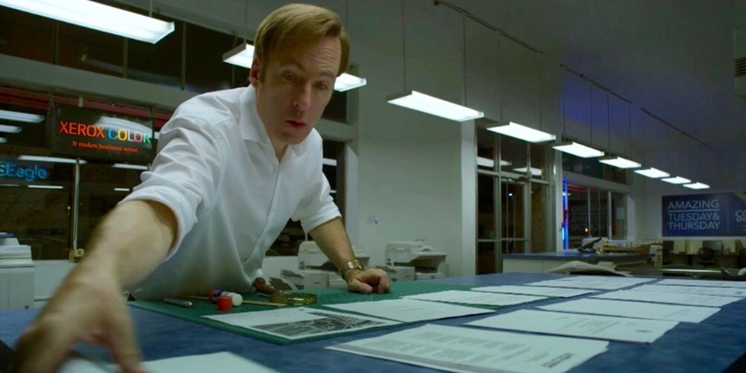 Jimmy alters documents in Better Call Saul