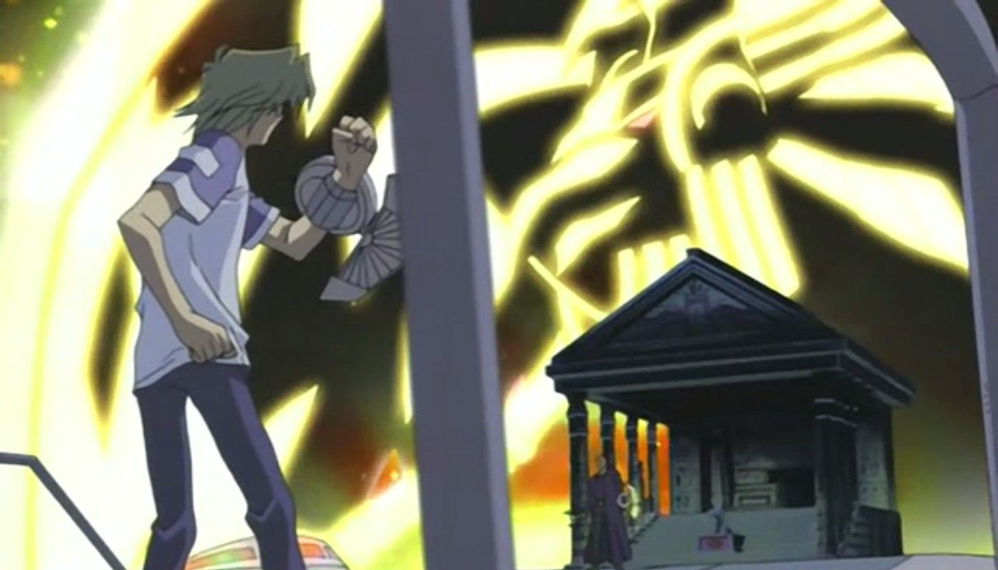 Joey faces Odion wielding Ra in Yu-Gi-Oh!